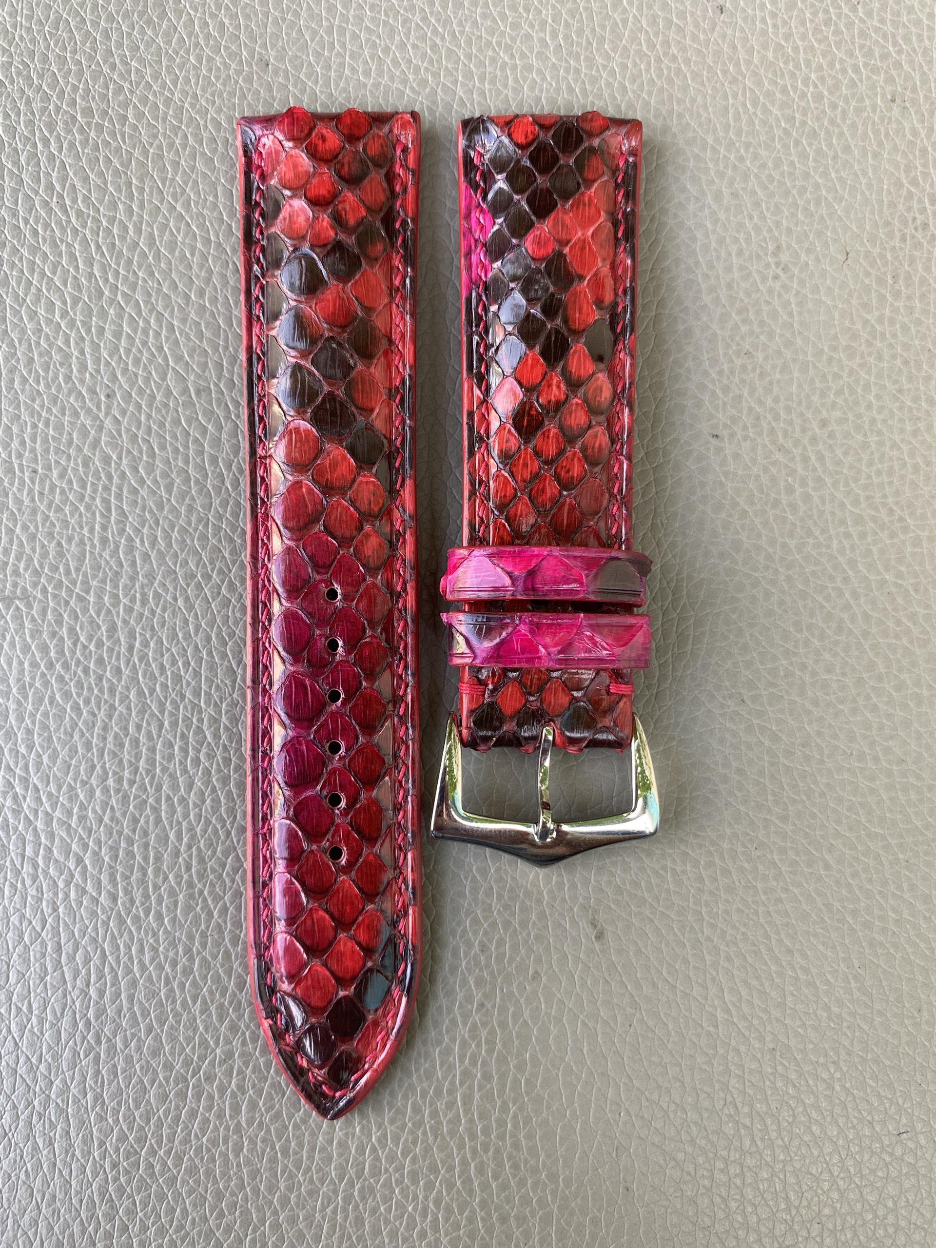 Genuine Python leather Watch Strap Band - Image 4
