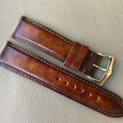 Patina brown Genuine Cow leather Watch Strap Band